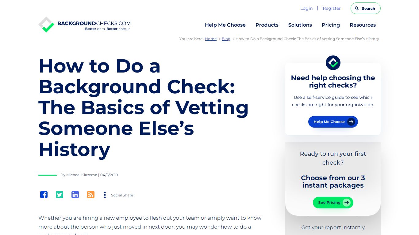 How to Do a Background Check: The Basics of Vetting Someone Else’s History